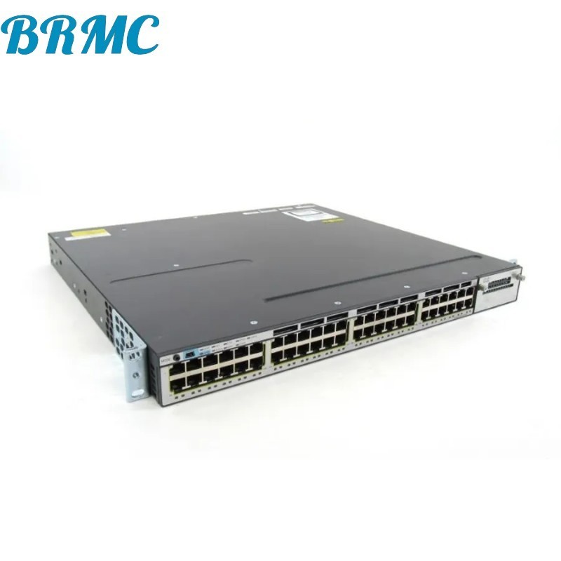 WS-C3750X-48PF-S  Original Cis co Switch 3750X 48 Port Full PoE Gigabit Network Switch WS-C3750X-48PF-S