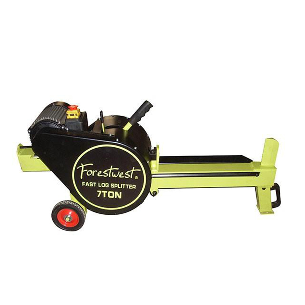 1500W Electric Kinetic Log Splitter 7Ton Rapid Fast Firewood Splitter 3s Cycle Time Wood Log Splitting Machine