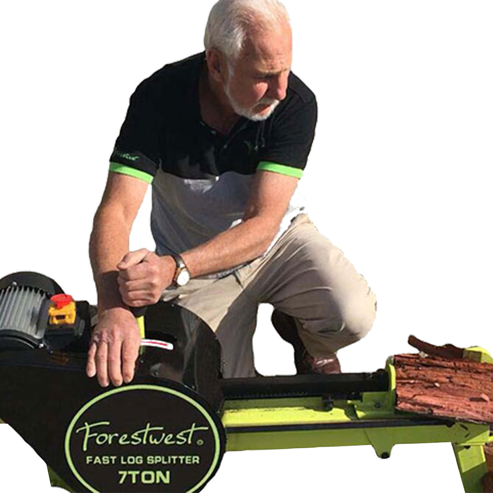 1500W Electric Kinetic Log Splitter 7Ton Rapid Fast Firewood Splitter 3s Cycle Time Wood Log Splitting Machine