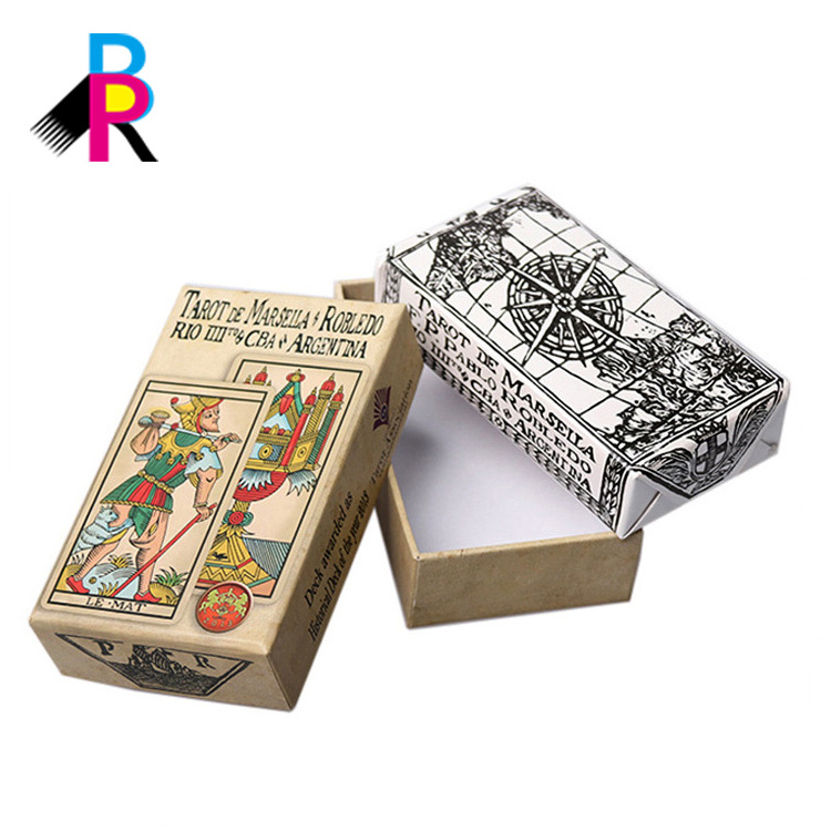 Custom colorful design playing cards deck printing tarot cards wholesale