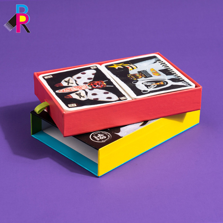 Kids Playing Cards Custom Oem Packaging Game Children Card With Box Flash Memory Card