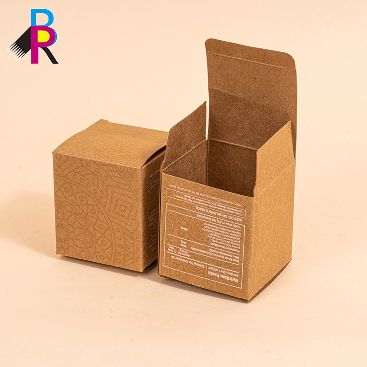 Custom Folding Paper Boxes Packaging Kraft Paper Box Slide Open Box