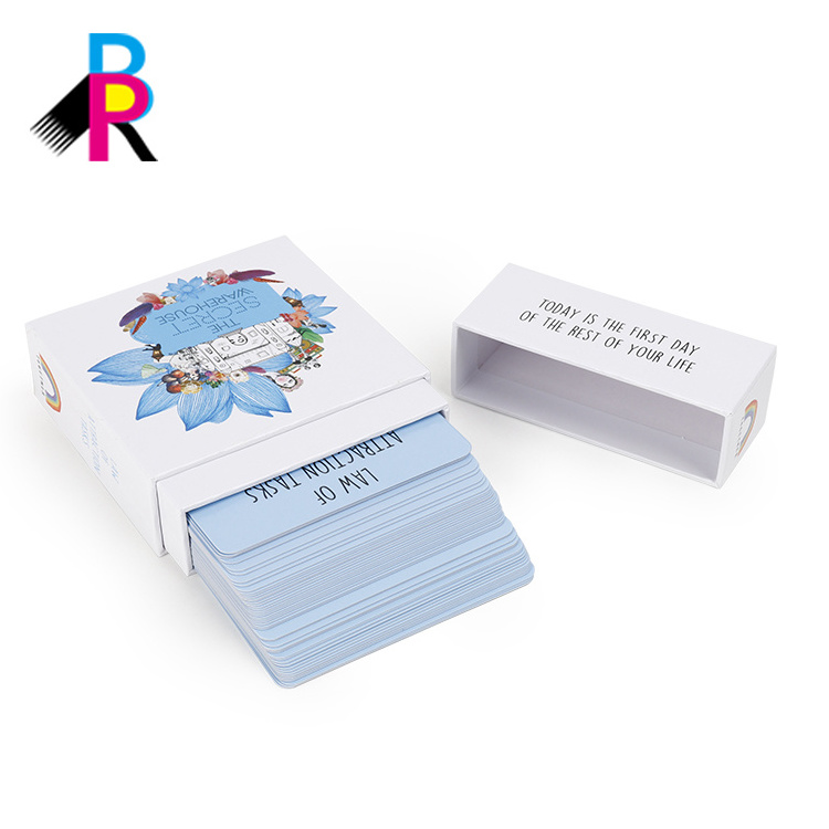 Custom Kids Flash Card Printing 52 Card Deck Children Educational Learning Card Deck