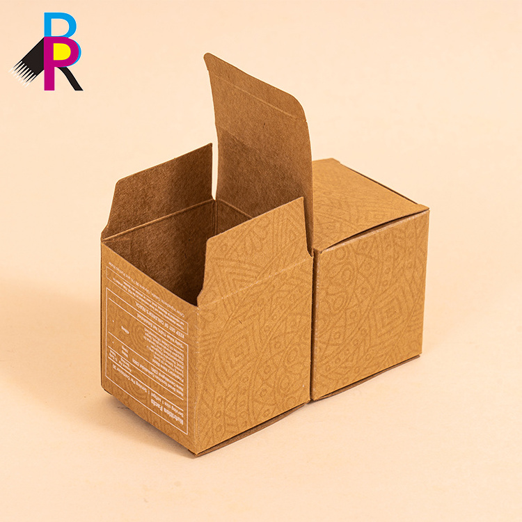 Custom Folding Paper Boxes Packaging Kraft Paper Box Slide Open Box