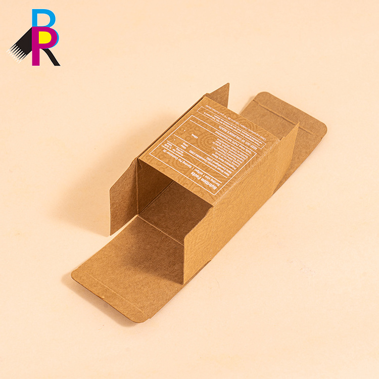 Custom Folding Paper Boxes Packaging Kraft Paper Box Slide Open Box