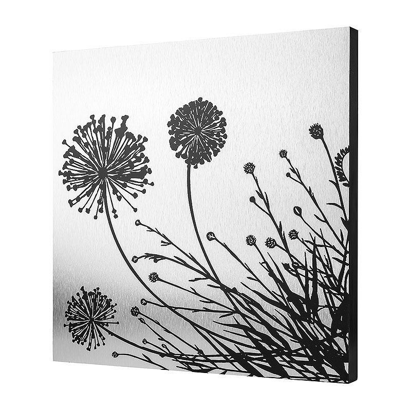 Dandelion Graphic Art Print on Metal Aluminum Wall Art Painting Nature