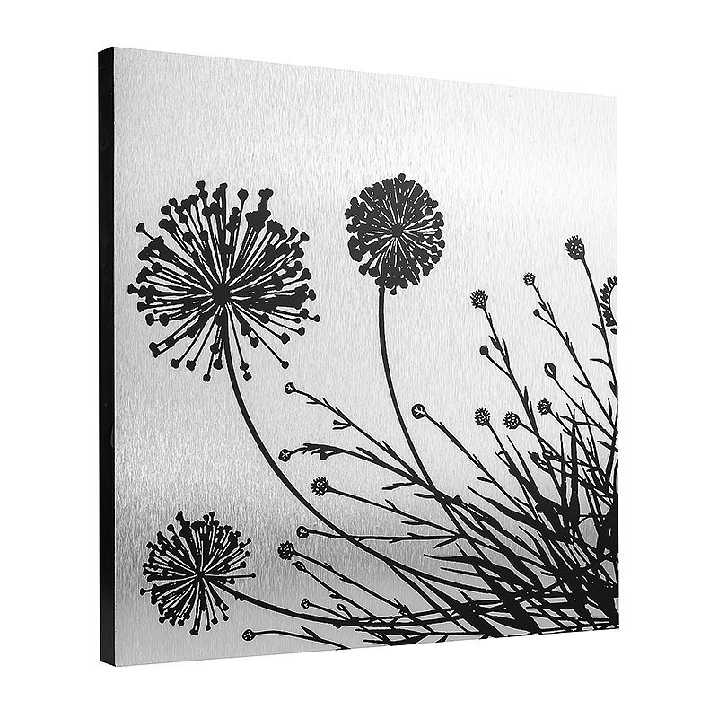 Dandelion Graphic Art Print on Metal Aluminum Wall Art Painting Nature