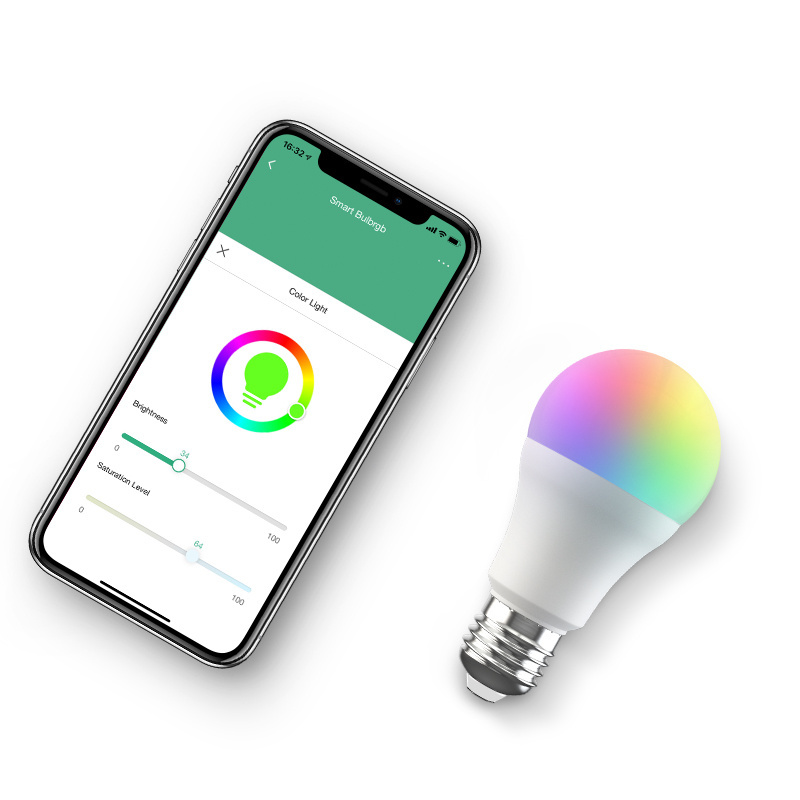 Smart Bulb BroadLink LB26 R1 Alexa Speaker Mobile Phone Controlled Smart Home LED RGB Wi-Fi Bulb