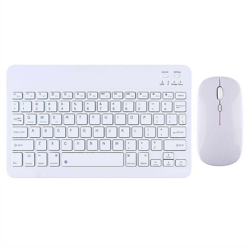 Hot Sales Multi-color 10 inch Bluetooth Keyboard And Bluetooth Mouse Combos Set for IPad Iphone Smartphone Tablet PC Smart TV