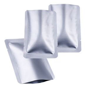 Silver Aluminum Foil Vaccum Bags for Food Microwaveable Cook Heat Seal Aluminum Foil Retort Bag HighTemperature 135 Degrees