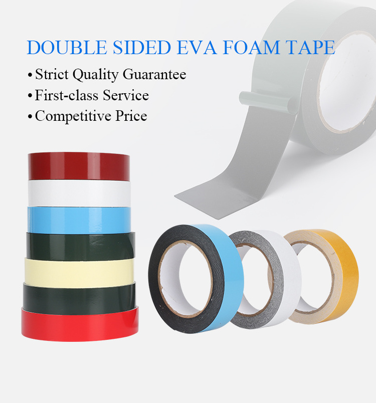 China Supplier Wholesale Waterproof PE Polyethylene Acrylic Glue Foam Tape with Printing Pressure Sensitive