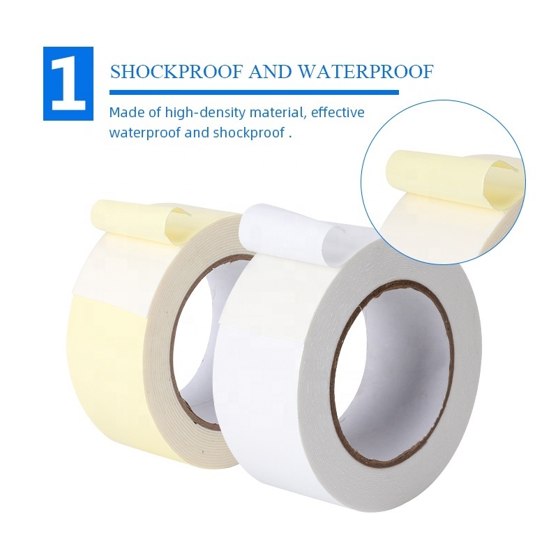 heatproof Waterproof Double Sided PE Foam Tape High Adhesive double sided tape