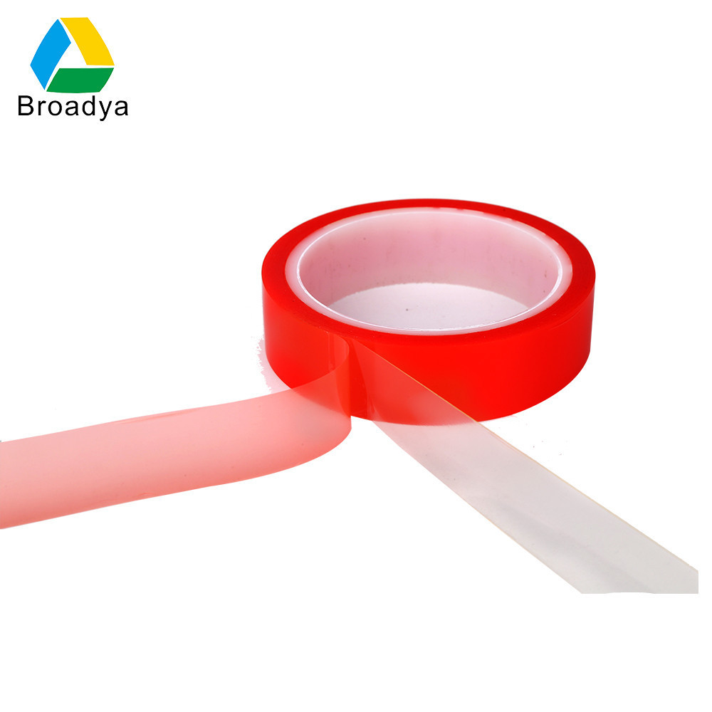 Waterproof Heat Resistant Strong Adhesion Transparent Double Sided Polyester Tape For Wig Tape