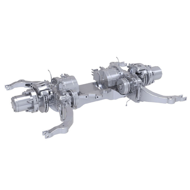 Brogen 60kw 120kw Electric Truck Motor Drive EV Rear Axle E-Axle E Axle For 3.5-6T Light Truck