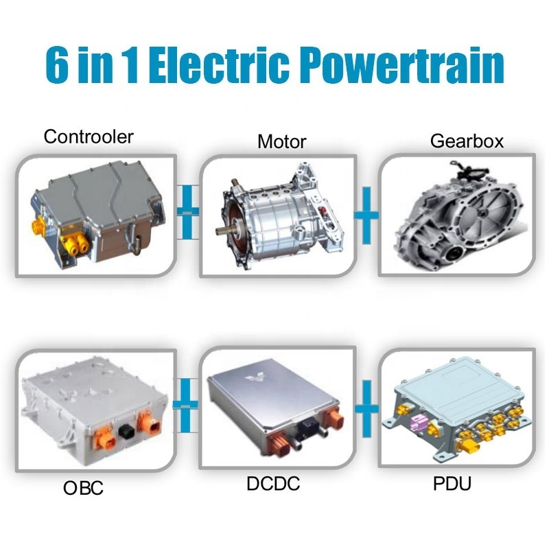 Brogen High Efficiency 120KW electric powertrain electric motors for New EV electric cars