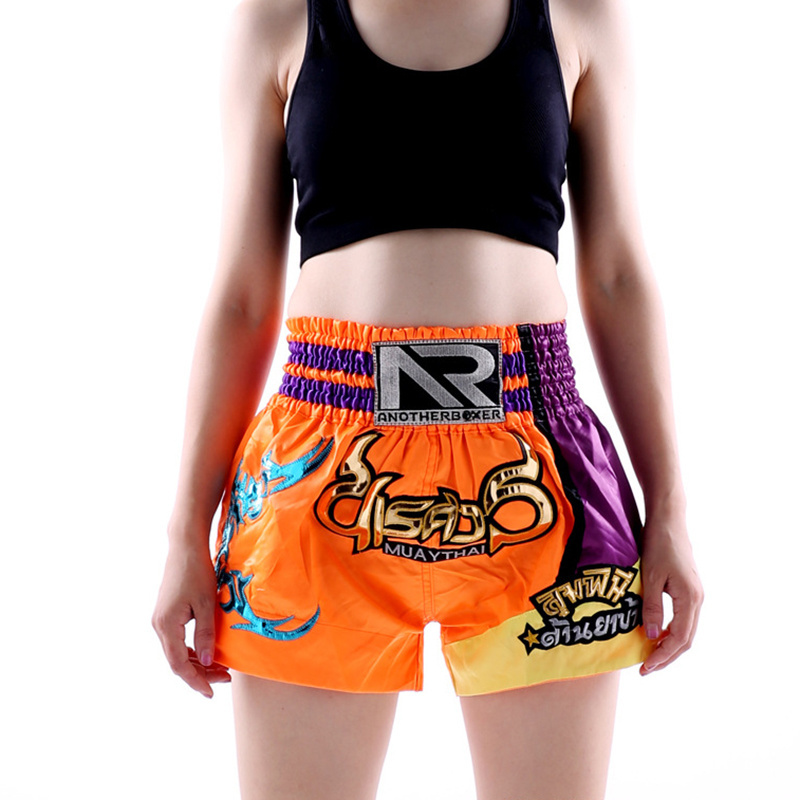 factory customized women thai shorts personal custom XS S M L XL XXL XXXL Muay Thai Shorts