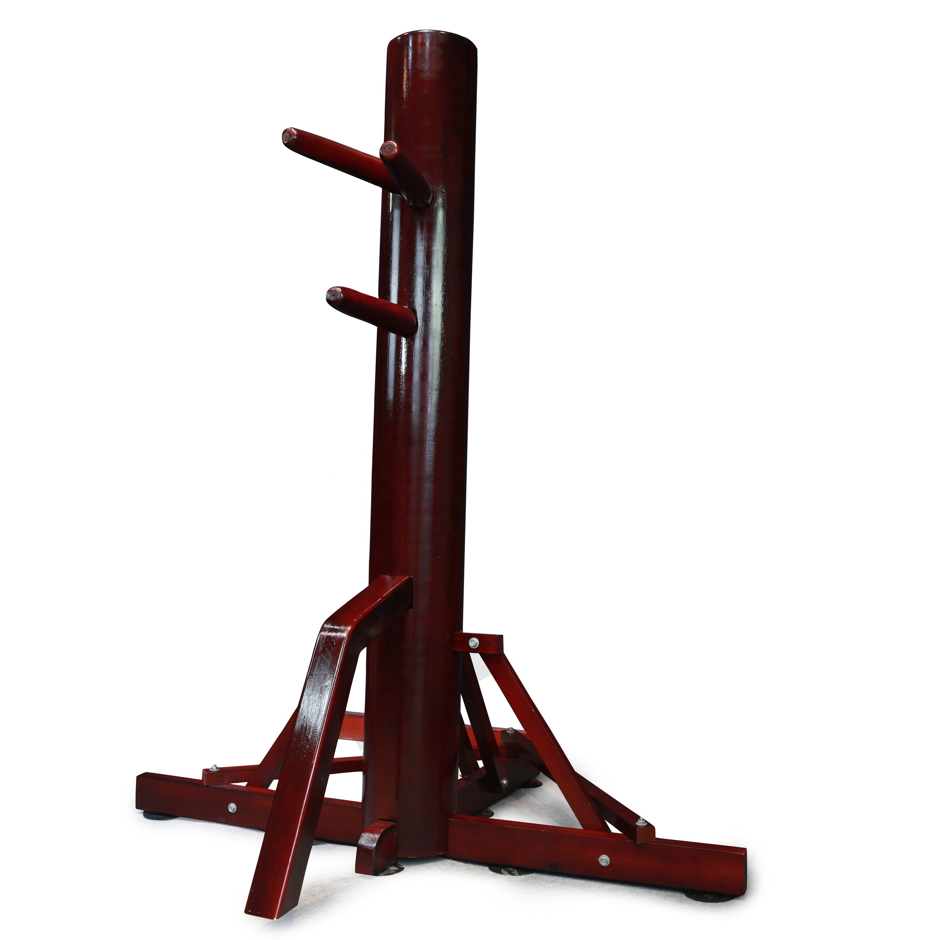 free standing standard design 4 colors options wing chun wooden dummy