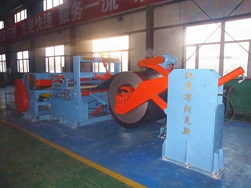 SS HR CR GI simple cheap economic uncoiling cut to length line machine device equipment