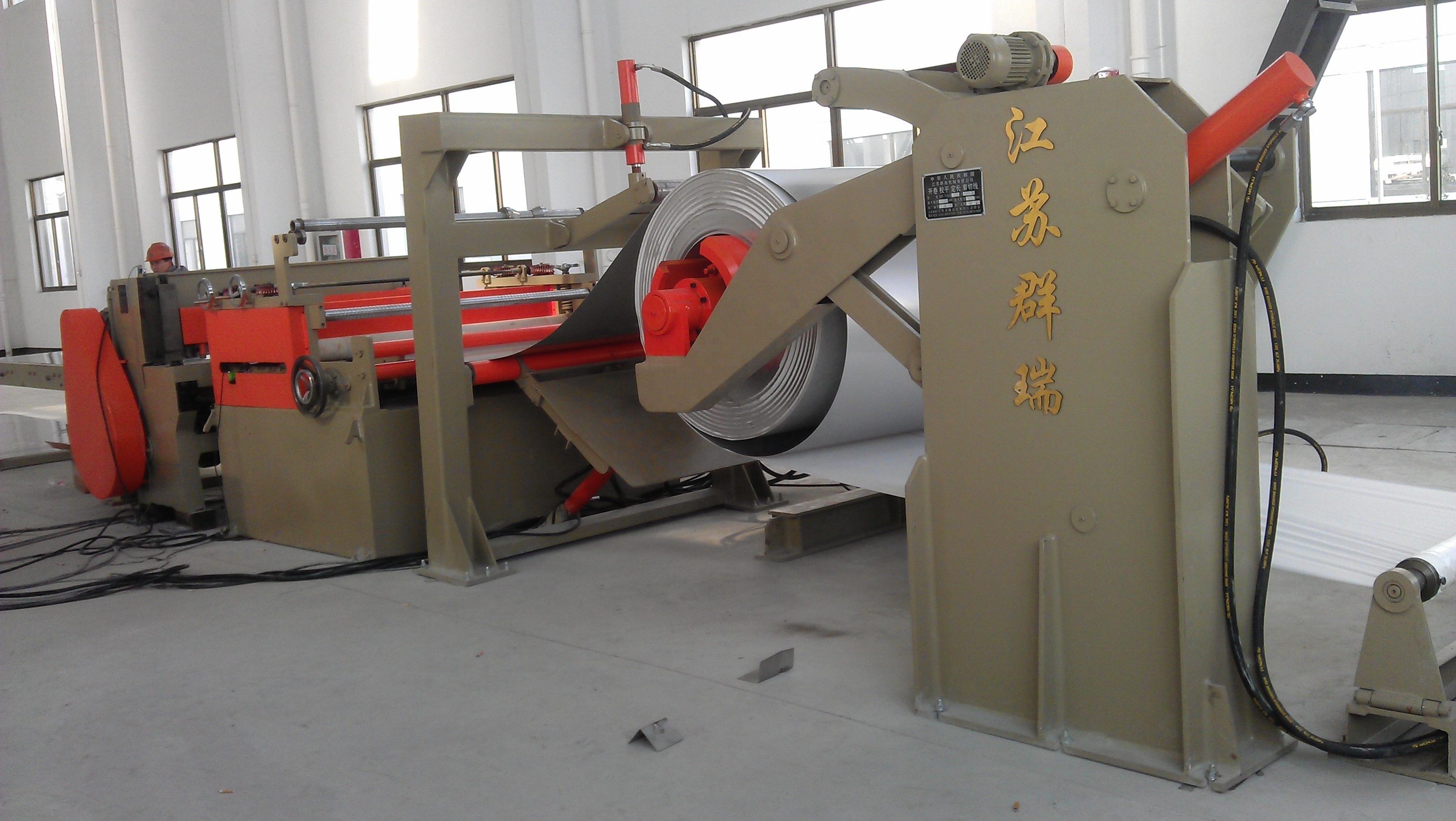 Automatic Steel Coil cut to length line machine