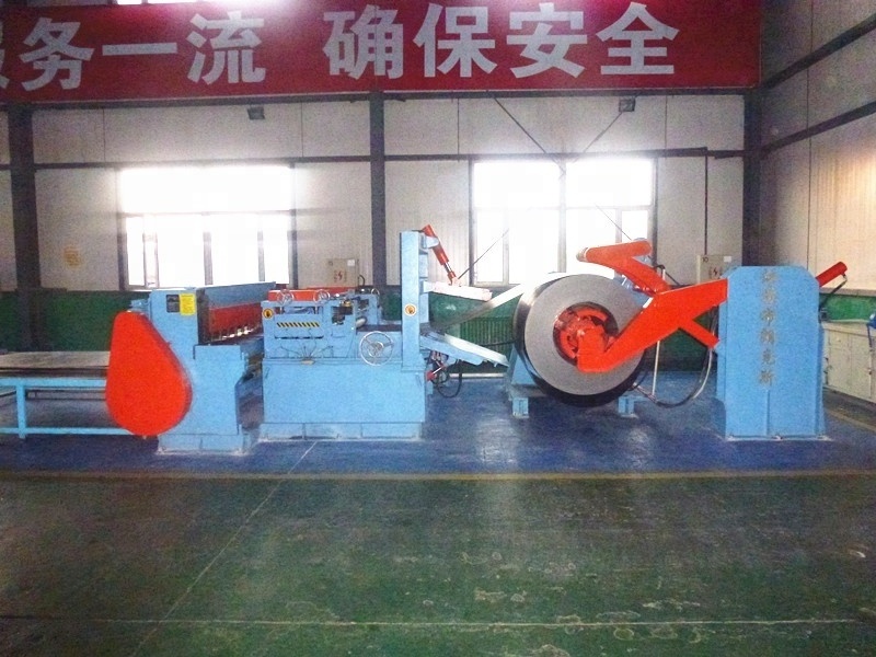 SS HR CR GI simple cheap economic uncoiling cut to length line machine device equipment