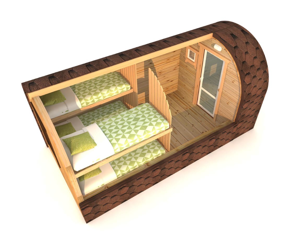 2023 New design  Outdoor Sauna House Camping sauna pod