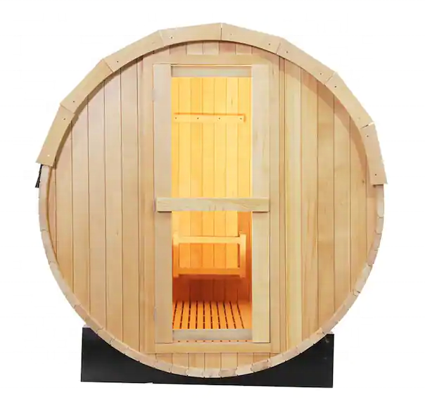 Factory Unique Design Outdoor Barrel Sauna for 2 - 4 Person in Infrared Sauna for Outdoor Used