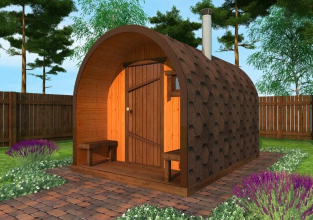 2023 New design  Outdoor Sauna House Camping sauna pod