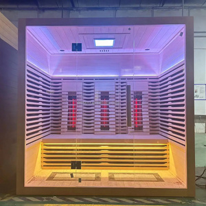 Revolutionize Health and Well-being High-Tech Comfort with our 4-Person Infrared Sauna  Far Infrared Bliss