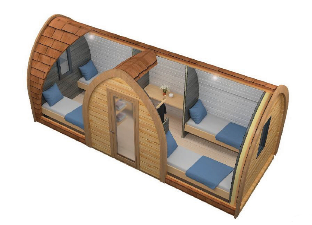 2023 New design  Outdoor Sauna House Camping sauna pod