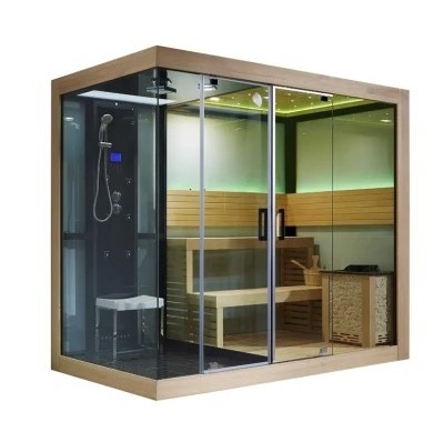 New Design Luxury Indoor Steam Shower Sauna Room Infrared Sauna and Combination room