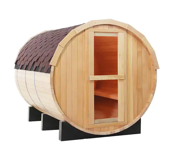 Factory Unique Design Outdoor Barrel Sauna for 2 - 4 Person in Infrared Sauna for Outdoor Used