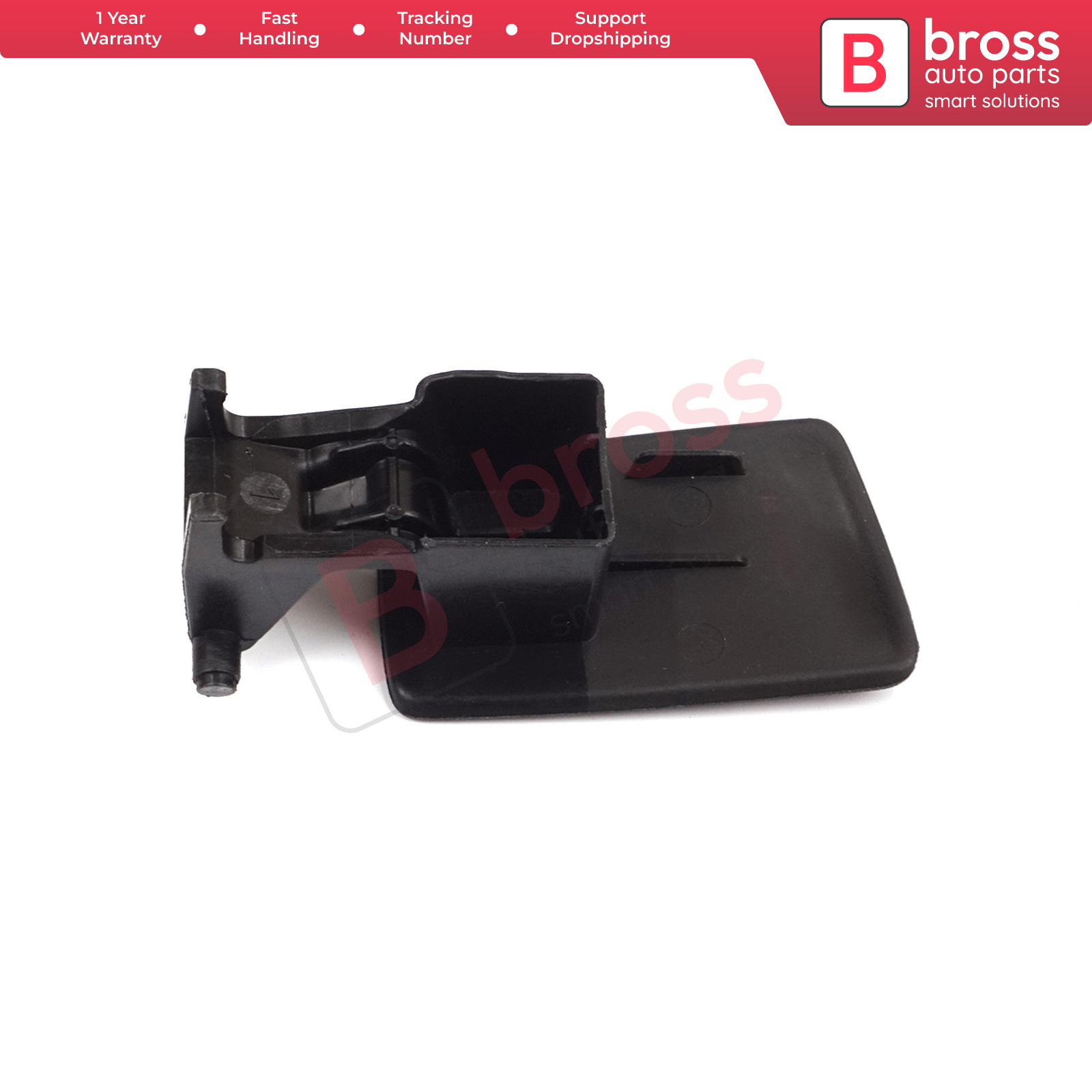 BDP1214 Glove Box Lid Handle Button Opener Black Color 681081375R for Clio MK5 BF 2019-On Bross Auto Parts Made In Turkey