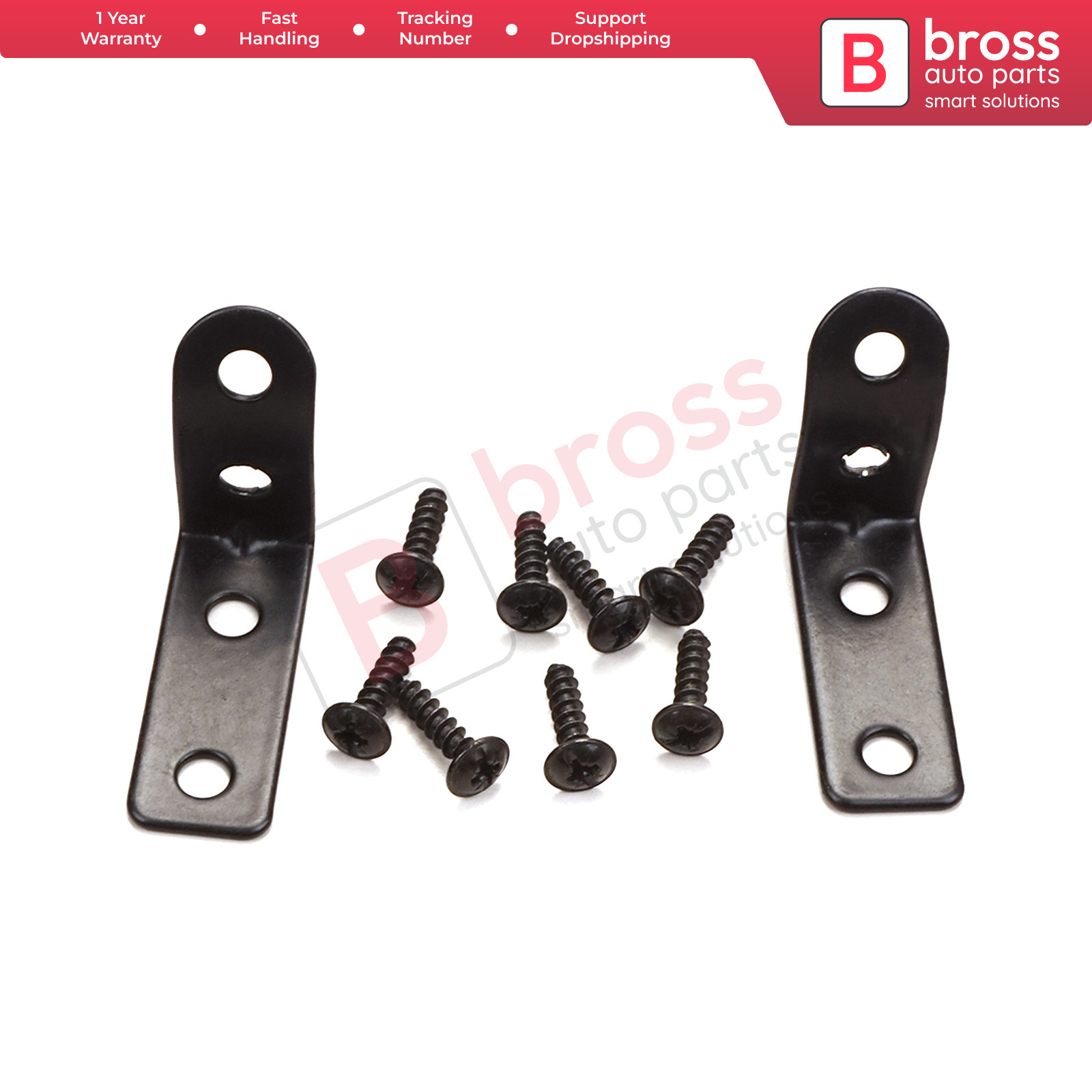 BDP1203 Glove Box Lid L Shape Hinge Repair Kit 8E1880302E for A3 A4 S4 RS4 B6 B7 8E Bross Auto Parts Made In Turkey