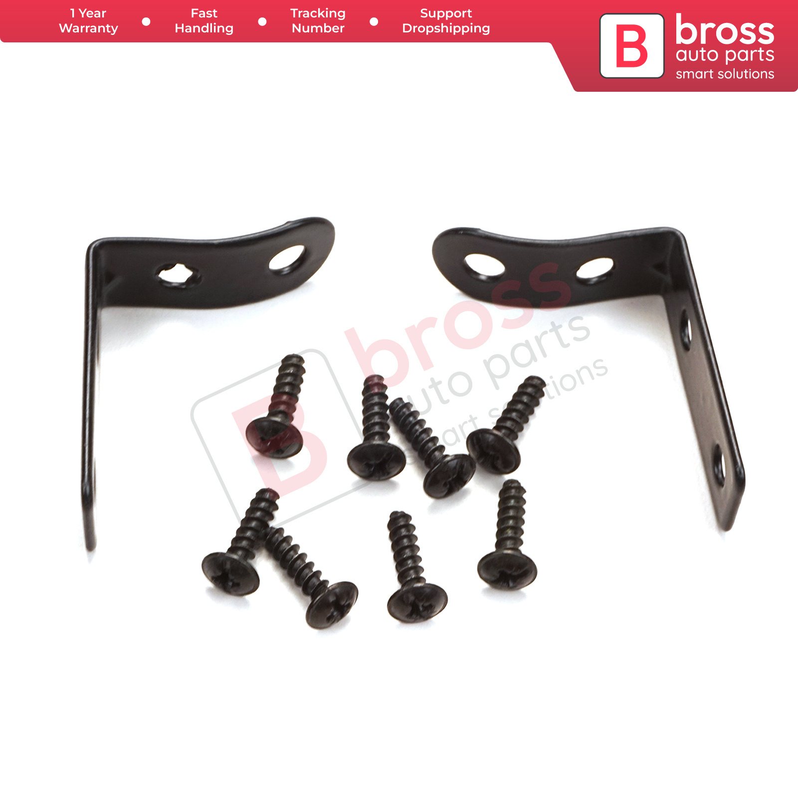 BDP1203 Glove Box Lid L Shape Hinge Repair Kit 8E1880302E for A3 A4 S4 RS4 B6 B7 8E Bross Auto Parts Made In Turkey