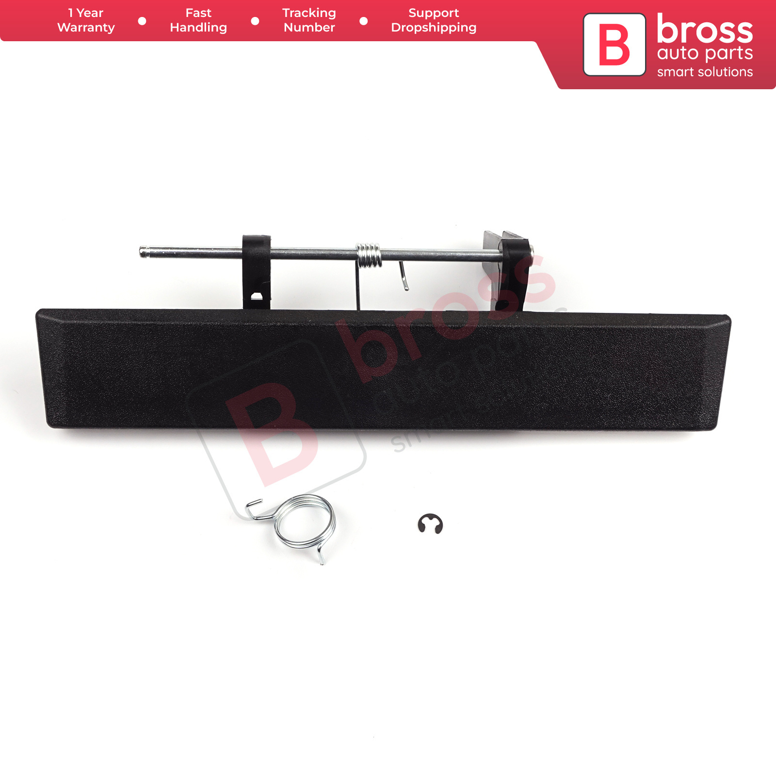 BDP1267-2 Rear Trunk Opener Handle for Navara Pickup Truck MK2 D40 2004-2013 90606-EA810 Bross Auto Parts Made In Turkey