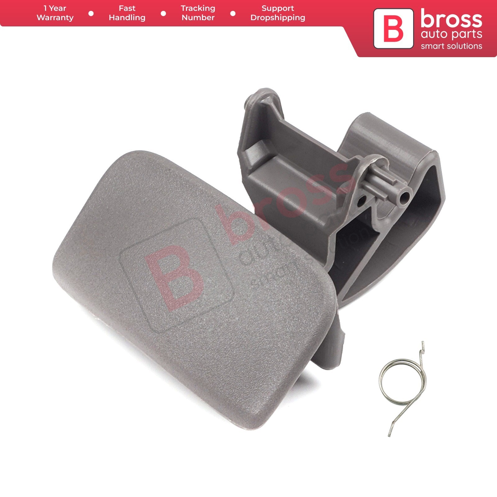 BDP1159 Glove Box Lid Handle Button Opener Gray 8200078820 For Megane MK2 Clio MK3 Bross Auto Parts Made In Turkey