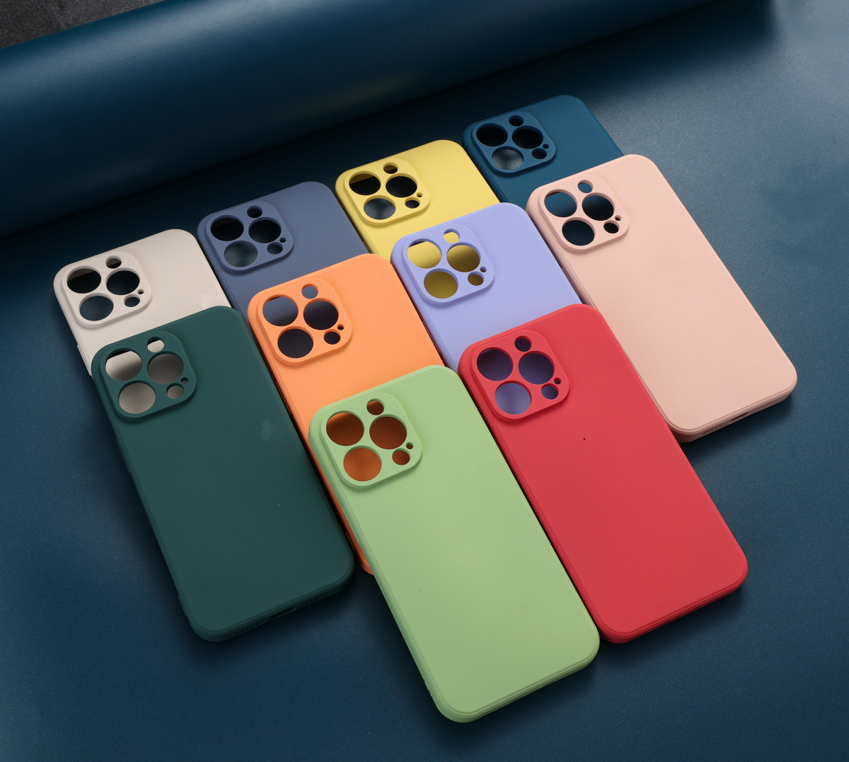 HOT Soft Cover Liquid Silicone TPU Phone case Colorful cell phone case for Phone 13 case