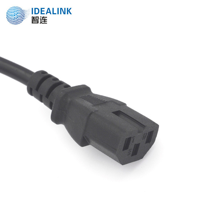 Oem EU plug with C15 end Flexible Multicore Euro Ac  power cord cable  3 power Eu Power Cable extension cord