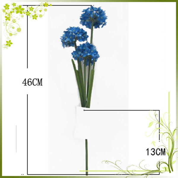 Guangzhou Qihao Factory Decorative Silk Plastic Artificial Dandelion Flower