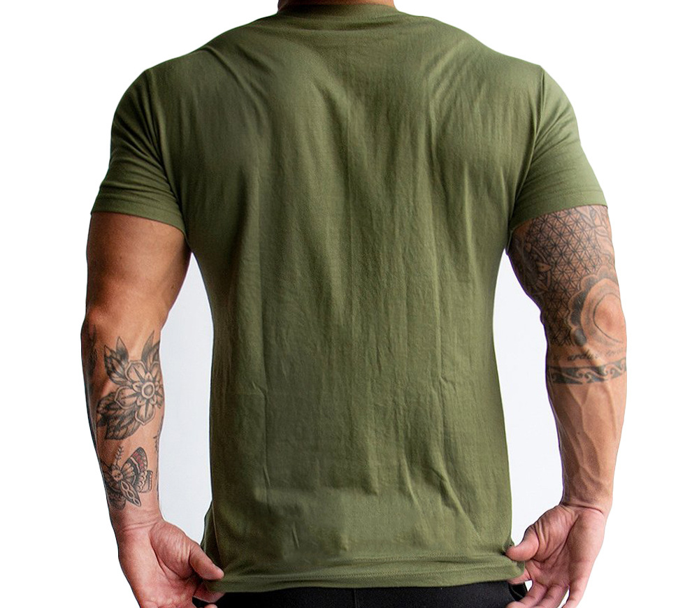 Custom Mens Sweat Absorbing Activated Muscle T Shirt