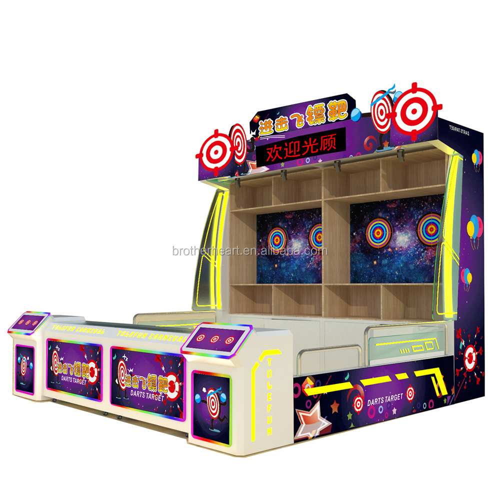 Latest the most popular indoor and outdoor attack dartboard carnival booth amusement park dart shooting games