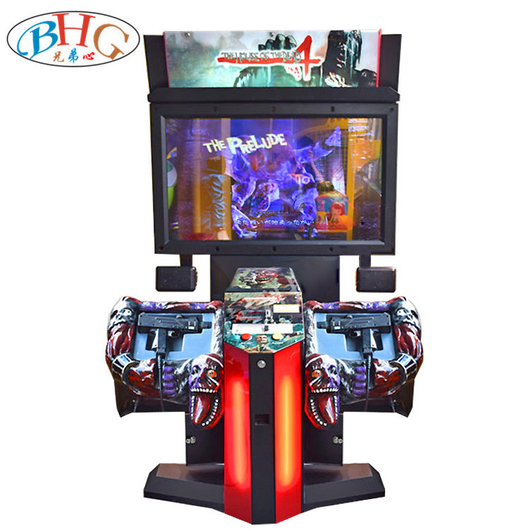 55 inch amusement park the house of dead 4 coin operated shooting Zombies simulator arcade video game machine