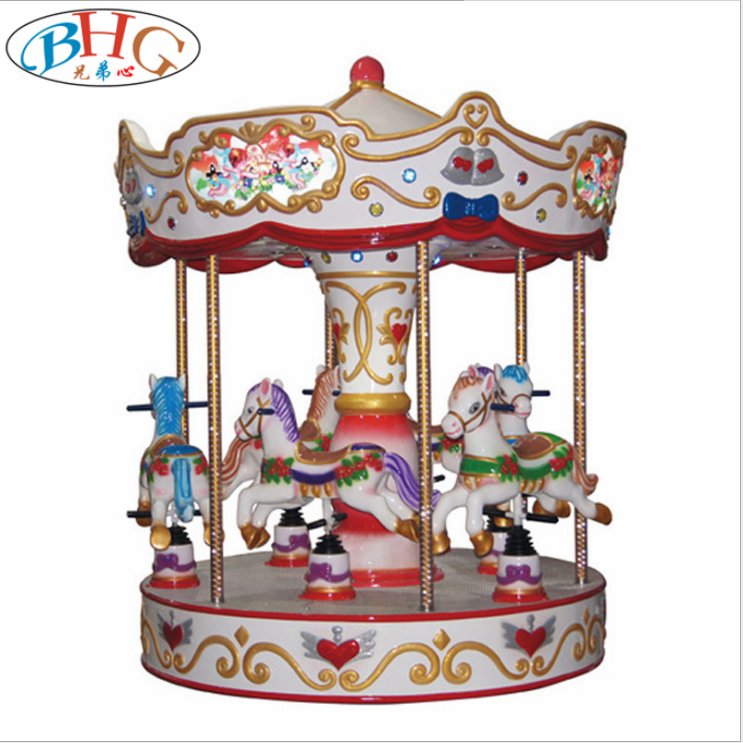 arcade games machine carousel rides 6 players toy carousel horse for sale