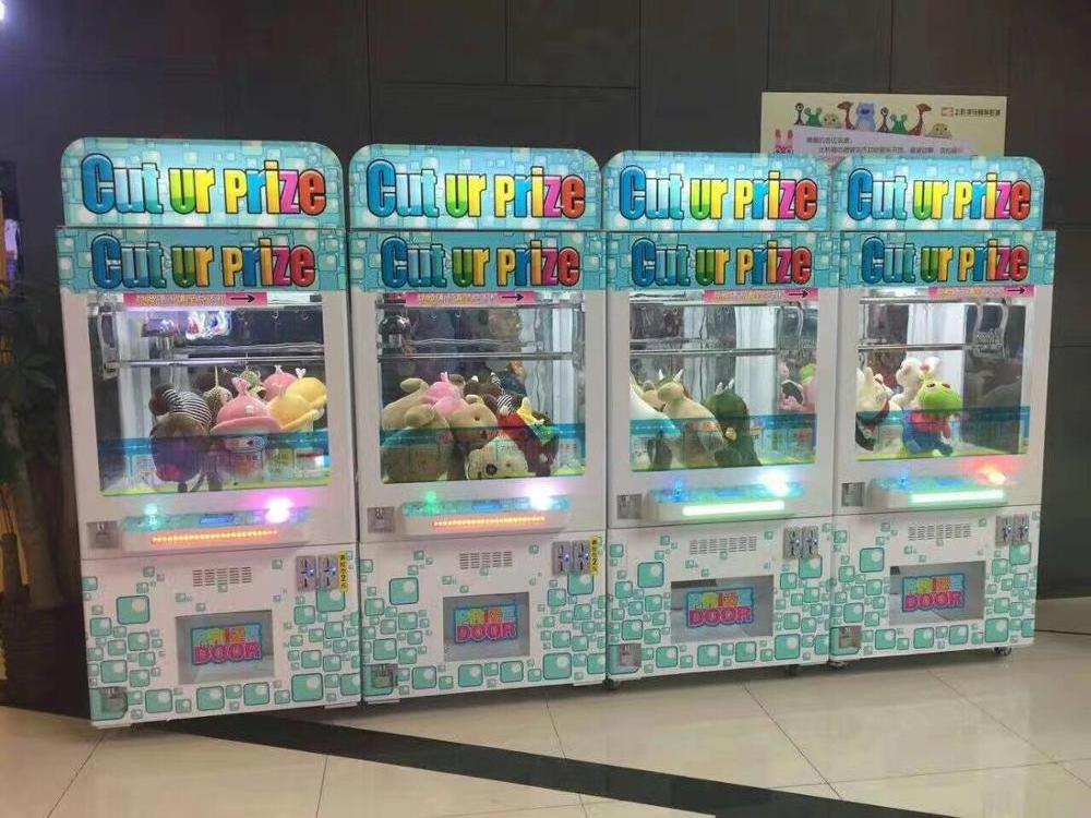 cut ur prize toy scissors crane machine coin operated scissors cut gift arcade games claw machine with high profits