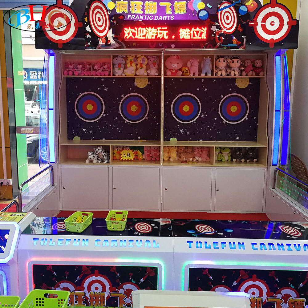 Latest the most popular indoor and outdoor attack dartboard carnival booth amusement park dart shooting games