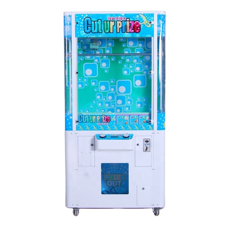 Hot sale gift claw crane vending arcade game machine coin pusher cut ur prize game for theme park