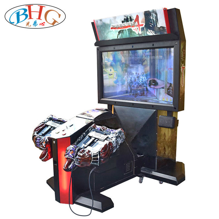 55 inch amusement park the house of dead 4 coin operated shooting Zombies simulator arcade video game machine