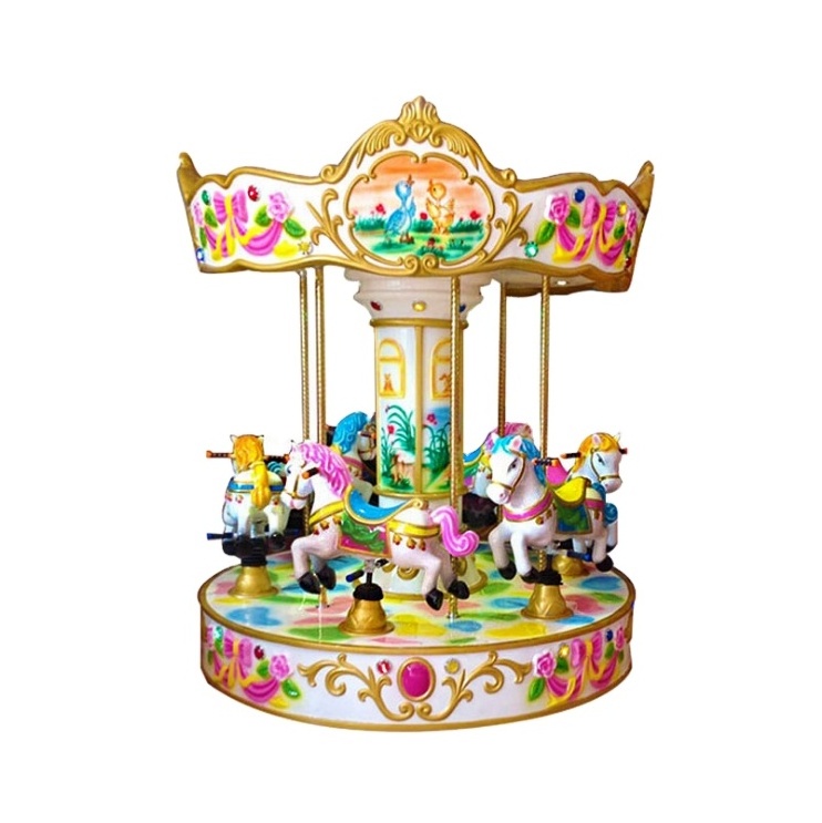 arcade games machine carousel rides 6 players toy carousel horse for sale