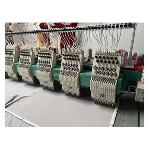 Used TAJIMAs 6 Heads 12 Needles Computerized Embroidery Machine 1206 Embroidering Machine