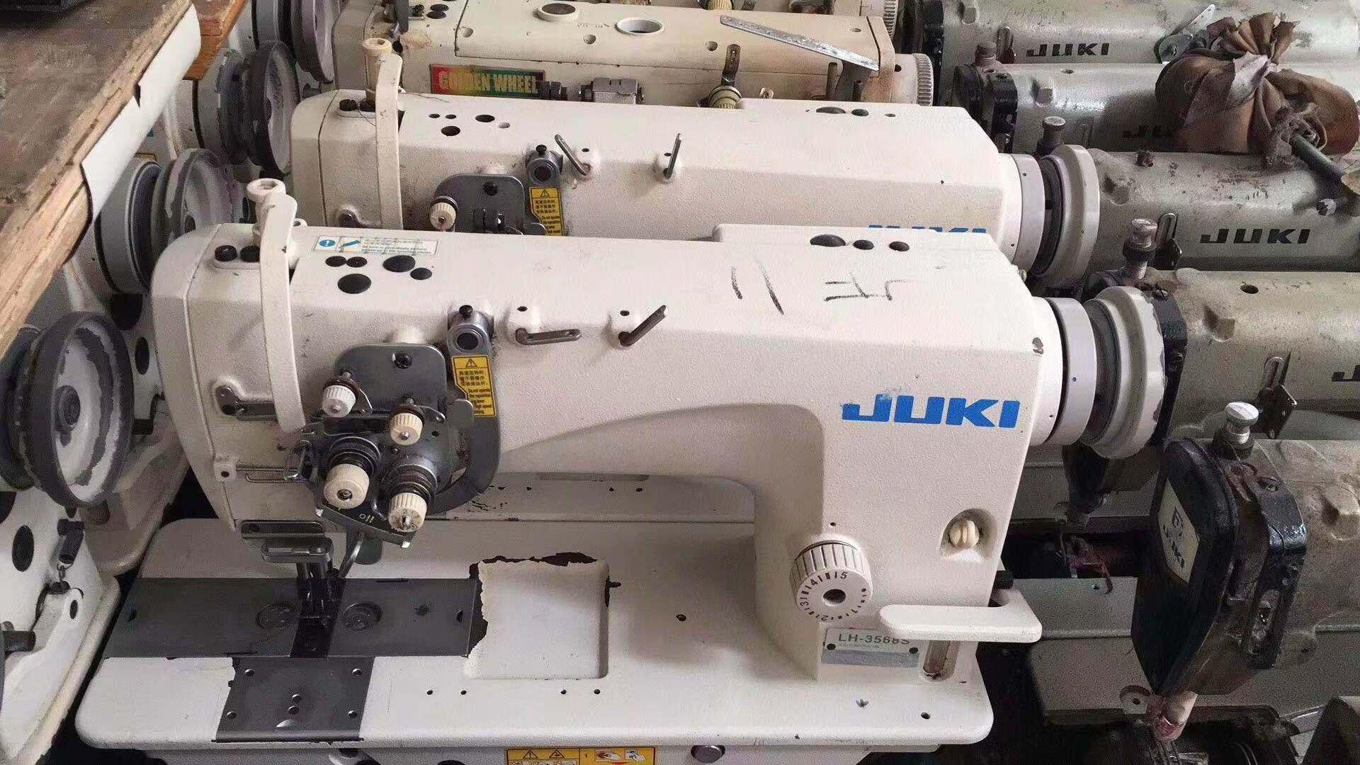 JUKIs LH-3568A Double Needle Lockstitch With Computerized Turn Corner Sewing Machine